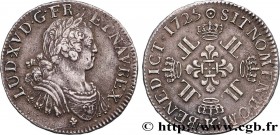 LOUIS XV THE BELOVED
Type : Écu dit "aux huit L" 
Date : 1725 
Mint name / Town : Bordeaux 
Quantity minted : 1347588 
Metal : silver 
Millesimal fine...