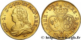 LOUIS XV THE BELOVED
Type : Louis d'or dit "aux lunettes" 
Date : 1726 
Mint name / Town : Lille 
Quantity minted : 271528 
Metal : gold 
Millesimal f...