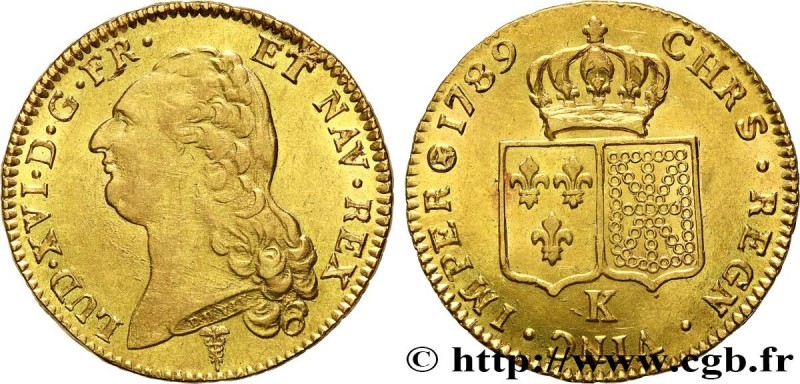 LOUIS XVI
Type : Double louis d’or dit "aux écus accolés" 
Date : 1789 
Mint nam...