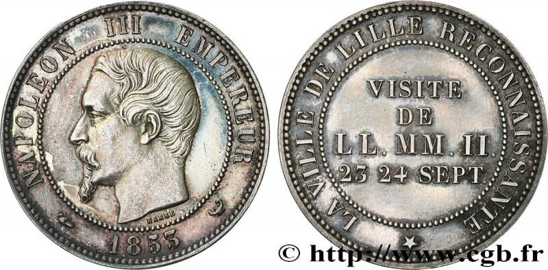 SECOND EMPIRE
Type : Module de dix centimes, Visite impériale à Lille les 23 et ...