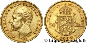 BULGARIA - FERDINAND I
Type : 20 Leva 
Date : 1894 
Mint name / Town : Kormoczbanya (Kremnitz) 
Quantity minted : 100015 
Metal : gold 
Millesimal fin...