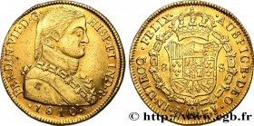 CHILE - FERDINAND VII
Type : 8 Escudos 
Date : 1810 
Mint name / Town : Santiago 
Quantity minted : 55000 
Metal : gold 
Millesimal fineness : 875  ‰
...