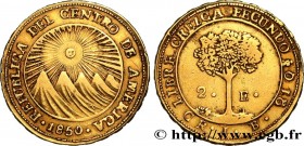 COSTA RICA - REPUBLIC OF CENTRAL AMERICA
Type : 2 Escudos 
Date : 1850 
Mint name / Town : San José 
Quantity minted : - 
Metal : gold 
Millesimal fin...