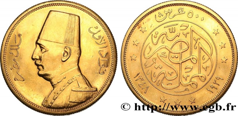 EGYPT - KINGDOM OF EGYPT - FUAD I
Type : 500 Piastres Proof AH1348 
Date : 1929 ...