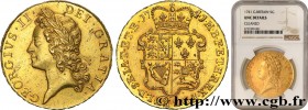 GREAT-BRITAIN - ANNE STUART - GEORGE II
Type : 5 Guinées 
Date : 1741 
Mint name / Town : Londres 
Metal : gold 
Millesimal fineness : 917  ‰
Di...