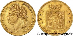 GREAT BRITAIN - GEORGE IV
Type : Demi-souverain 
Date : 1824 
Mint name / Town : Londres 
Metal : gold 
Millesimal fineness : 917  ‰
Diameter : 19  mm...