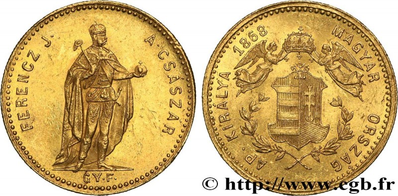 HUNGARY - KINGDOM OF HUNGARY - FRANCIS-JOSEPH I
Type : Ducat 
Date : 1868 
Mint ...