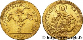 ITALY - PAPAL STATES - PIUS VI (Giovanni Angelo Braschi)
Type : Doppia ou 30 Paoli en or 
Date : 1787 
Mint name / Town : Rome 
Metal : gold 
Millesim...