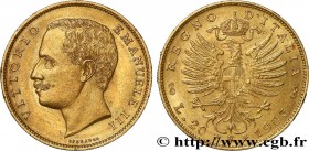 ITALY - KINGDOM OF ITALY - VICTOR-EMMANUEL III
Type : 20 Lire 
Date : 1903 
Mint name / Town : Rome 
Quantity minted : 1800 
Metal : gold 
Millesimal ...
