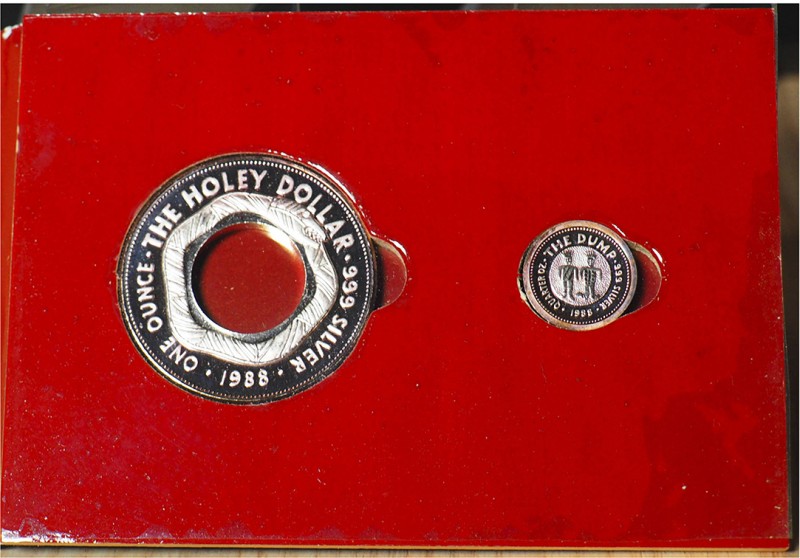 AUSTRALIA - 1988 - 1 Dollaro e 25 Cent. “Holey Dollar & the Dump” In confezione ...