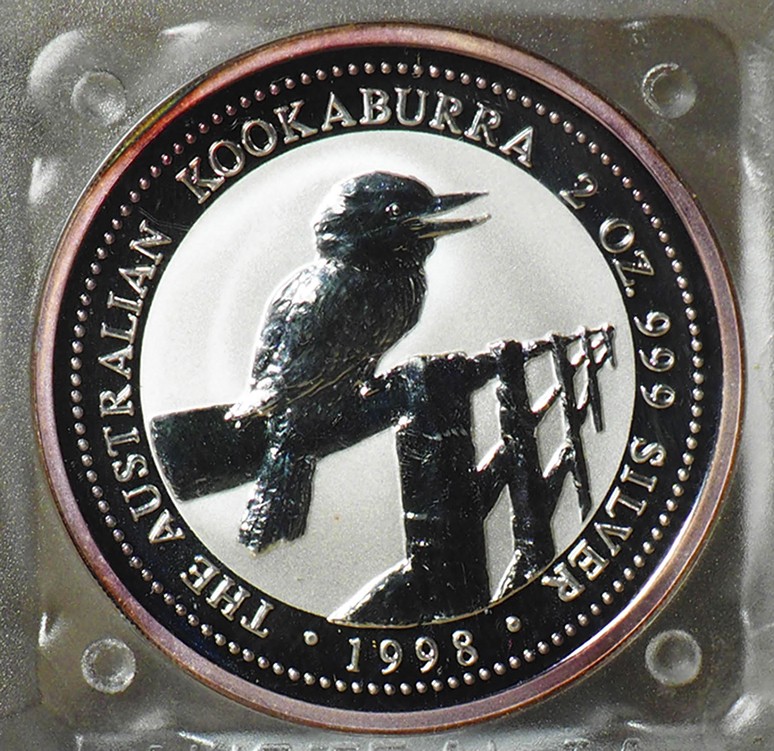 AUSTRALIA - 1998 - 2 Dollari “Kookaburra”, 2 Once FDC