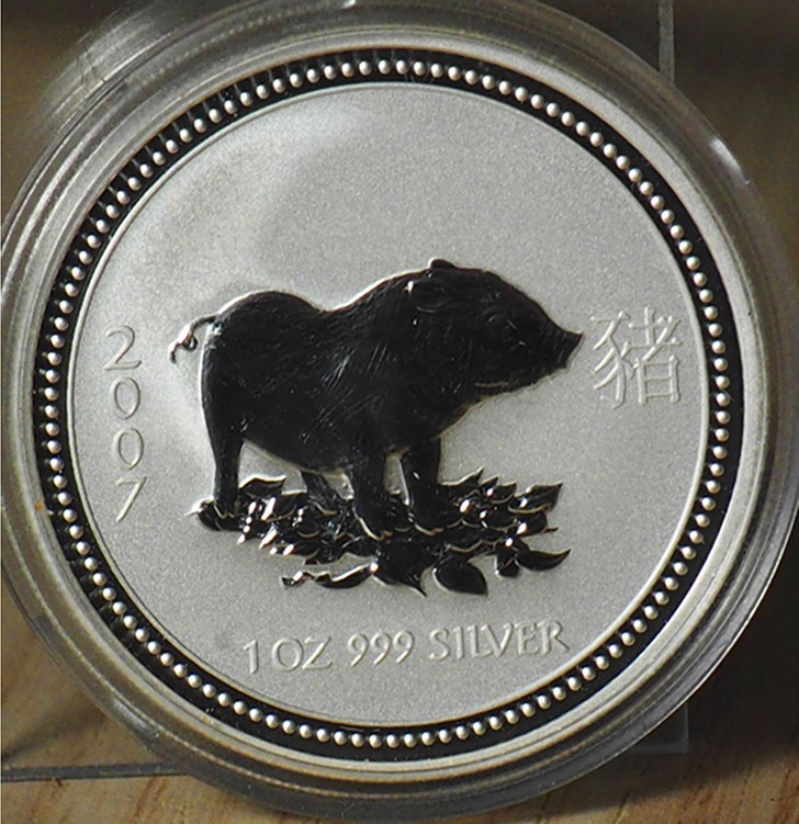AUSTRALIA - 2007 - 1 Dollaro “Maiale” FDC