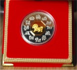 CANADA - 2002 - 15 Dollari “Lunar coin - Astrologia cinese, Cavallo” Con scatola e certificato/i Proof