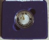 INGHILTERRA - 2000 - 5 Pounds “Millennium Crown” Con scatola e certificato/i Proof