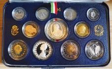 ITALIA - 1994 - Serie 11 valori Con scatola e certificato/i Proof