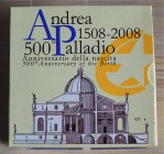 ITALIA - 2008 - 10 Euro “500° anniv. della nascita di Andrea Palladio” Con scatola e certificato/i Proof