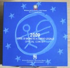 ITALIA - 2009 - Serie 9 valori In confezione, con certificato/i FDC
