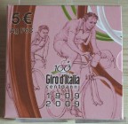 ITALIA - 2009 - 5 Euro “100 anni del Giro d’Italia” Con scatola e certificato/i FDC