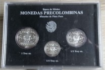 MESSICO - 1993 - Serie 3 valori “Bajorrelieve de el Tajin” Con scatola FDC