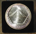 MESSICO - 1994 - 10 Pesos 5 Once “Piramide del Castillo” Con scatola FDC
