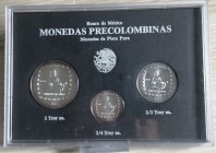 MESSICO - 1998 - Serie 3 valori “Señoa de las Limas” Con scatola FDC