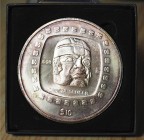 MESSICO - 1998 - 10 Pesos 5 Once “Cabeza Olmeca” Con scatola FDC