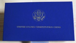 U.S.A. - 1987 - 1 Dollaro “Constitution” Con scatola e certificato/i Proof