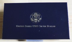 U.S.A. - 1991 - 1 Dollaro “USO” Con scatola e certificato/i Proof