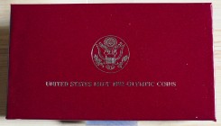 U.S.A. - 1992 - 1 Dollaro “Olimpiadi - Baseball” Con scatola e certificato/i Proof