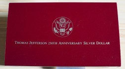 U.S.A. - 1993 - 1 Dollaro “Thomas Jefferson” Con scatola e certificato/i Proof