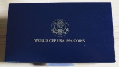 U.S.A. - 1994 - 1 Dollaro e 1/2 Dollaro “World Cup” Con scatola e certificato/i Proof