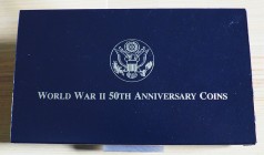 U.S.A. - 1995 - 1 Dollaro “World War II” Con scatola e certificato/i Proof