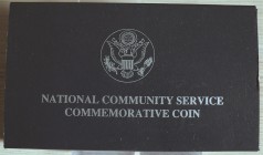U.S.A. - 1996 - 1 Dollaro “National Community Service” Con scatola e certificato/i Proof