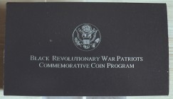 U.S.A. - 1998 - 1 Dollaro “Black revolutionary war patriots” Con scatola e certificato/i Proof