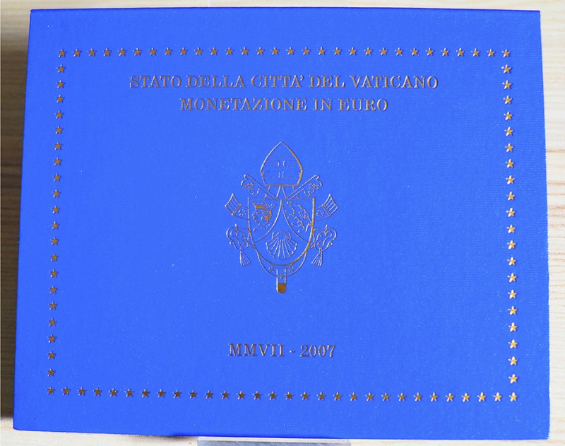 VATICANO - 2007 - Serie 8 vall. In confezione FDC