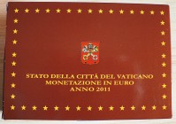 VATICANO - 2011 - Serie 8 vall. + medaglia Con scatola e certificato/i Proof