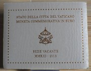 VATICANO - 2013 - 2 Euro “Sede Vacante” In confezione FDC