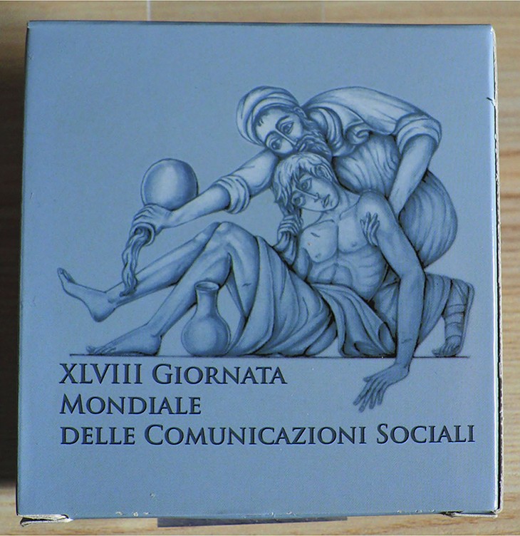 VATICANO - 2014 - 10 Euro “XLVIII giornata mondiale delle comunicazioni sociali”...