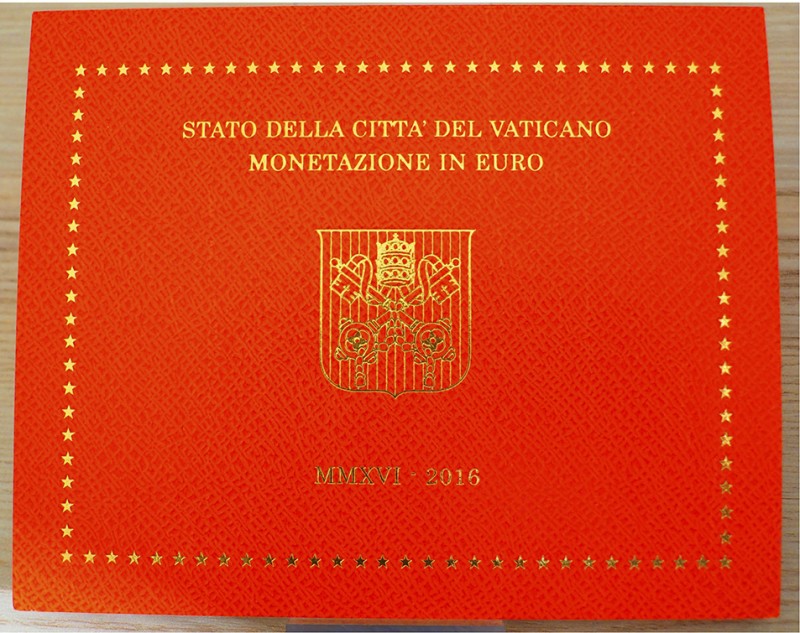 VATICANO - 2016 - Serie 8 vall. In confezione FDC