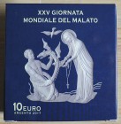 VATICANO - 2017 - 10 Euro “XXV giornata mondiale del malato” Con scatola e certificato/i Proof