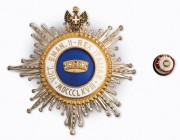 Collezione Santa Margherita
Regno d'Italia
Ordine della Corona d'Italia - Placca di Gran Croce - Argento con applicazioni in oro e smalti, al rovesc...