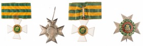 Collezione Santa Margherita
Europa - Lussemburgo
Ordine della Corona di Quercia - Set da Grande Ufficiale (prima metà del Secolo XX) - Pendente in o...
