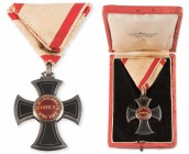 Collezione Santa Margherita
Europa - Montenegro
Ordine del Principe Danilo I - Croce da Cavaliere - Argento e smalti, corredato di nastro a triangol...