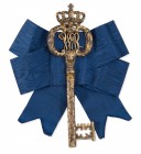 Collezione Santa Margherita
Europa - Paesi Bassi
Emblema da Ciambellano in forma di chiave - Monogramma compatibile con i regni di Guglielmno I, II ...