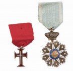 Collezione Santa Margherita
Europa - Portogallo
Insieme di due Decorazioni - Ordine del Cristo - Croce da Cavaliere - Argento dorato e smalti, dimen...