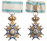 Collezione Santa Margherita
Europa - Serbia
Ordine di San Sava - Pendente di III Classe Tipo III (1921-1941) - Argento dorato e smalti, corredato di...