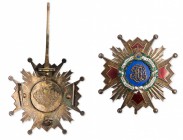 Collezione Santa Margherita
Europa - Spagna
Ordine di Isabella la Cattolica - Placca da Commendatore di Numero di TIpo II (1847-1868) - Argento dora...