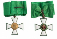 Collezione Santa Margherita
Europa - Ungheria
Ordine al Merito - Insegna da Commendatore - Argento con parti dorate e smalti, corredato di nastro da...