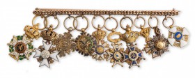 Collezione Santa Margherita
Europa 
Barretta di 10 Miniature di Decorazioni appartenenti a vari stati europei - In particolare sono presenti nell'or...