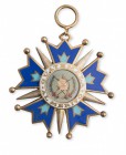 Collezione Santa Margherita
Oltremare - Guatemala
Ordine del Queztal - Pendente da Cavaliere di Gran Croce - Argento con dorature e smalti, marchio ...